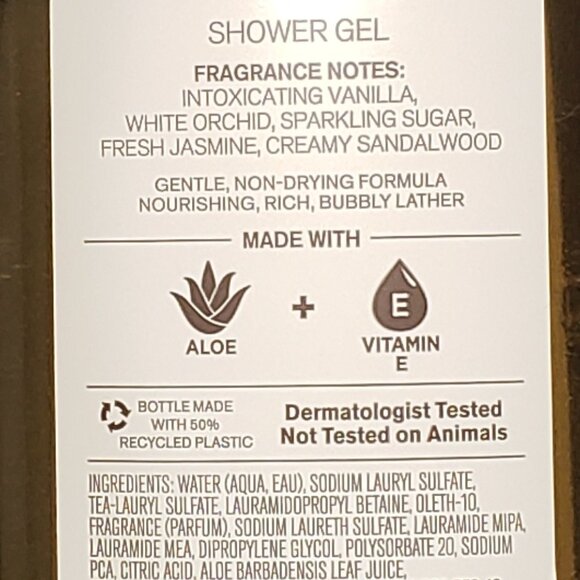 Warm Vanilla Sugar Shower Gel Body Cream Bundle Set - Picture 2 of 2